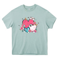 Arona nurse hearts Heavy Core Tee - MaliasSmallBusiness