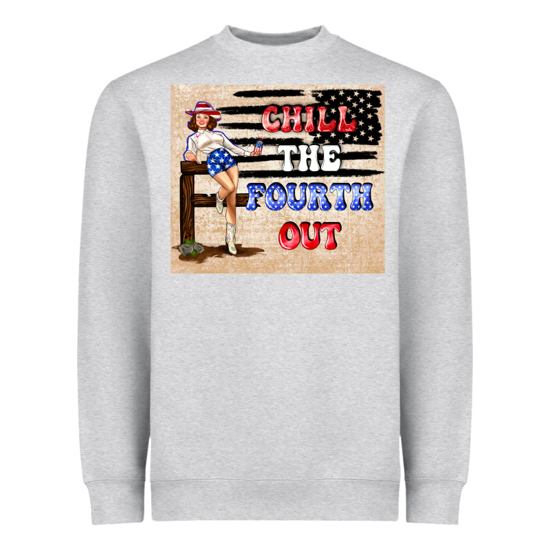 Chıll The Fourth Out Heavyweight Sweatshirt by TumblerDesignByShophia | Teevron