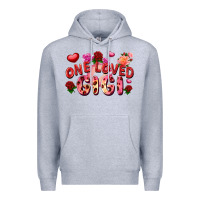 Heather Grey One loved Gigi Valentine's Day Premium Hoodie - FaDigitalArtStudio