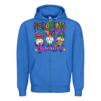 True Royal parading with my gnomies Zipper Hoodie - OliviaCreatesArt