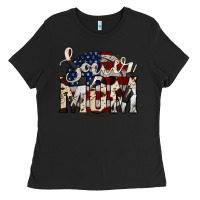 Black soccer mom Ladies Tee - Jasminsmagicworld