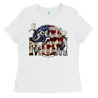 White soccer mom Ladies Tee - Jasminsmagicworld