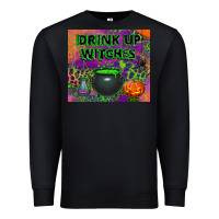 Black drink up witches tumbler Premium Sweatshirt - BundleAndBundleShop