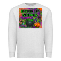 Oatmeal Heather drink up witches tumbler Premium Sweatshirt - BundleAndBundleShop