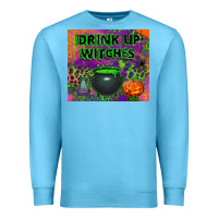 Ocean Blue drink up witches tumbler Premium Sweatshirt - BundleAndBundleShop