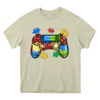 Mossy autism awareness video game controller Heavy Core Tee - MaliasSmallBusiness
