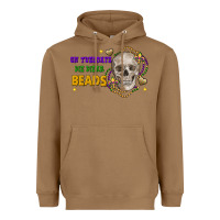 Toasted Coconut on tuesdays we wear beads skull Heavyweight Hoodie - FaDigitalArtStudio