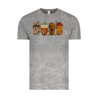 Cloud Rock leopard and cowhide drink Vintage Tee - RacoonDesign