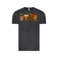 Vintage Black leopard and cowhide drink Vintage Tee - RacoonDesign