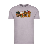 Vintage Zinc leopard and cowhide drink Vintage Tee - RacoonDesign