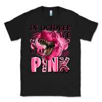 Black in october we wear pink dinosaur Classic Tee - LillyAllenDesigns