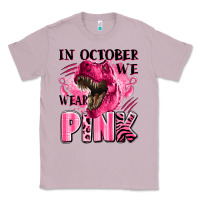 Lilac in october we wear pink dinosaur Classic Tee - LillyAllenDesigns