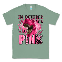 Sage in october we wear pink dinosaur Classic Tee - LillyAllenDesigns
