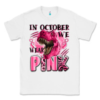 White in october we wear pink dinosaur Classic Tee - LillyAllenDesigns