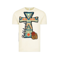 Vintage Arctic halleluljah aztec cross Vintage Tee - JahusDesignShop