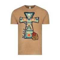 Vintage Camel halleluljah aztec cross Vintage Tee - JahusDesignShop
