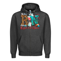 Charcoal Heather registered nurse Zipper Hoodie - OliviaCreatesArt