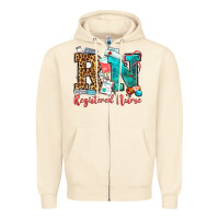 Sandshell registered nurse Zipper Hoodie - OliviaCreatesArt