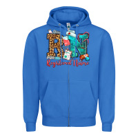 True Royal registered nurse Zipper Hoodie - OliviaCreatesArt