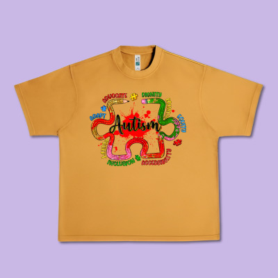 Autism Teacher Pencil Urban Heavy Tee Designed By Artiststas