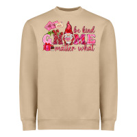 Mushroom Be kind gnome matter what Valentine's Day Heavyweight Sweatshirt - HowdyJamesFarm