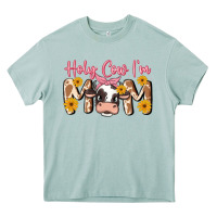 Arona holy cow i'm mom Heavy Core Tee - MaliasSmallBusiness