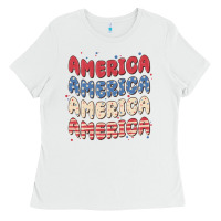 White america Ladies Tee - MaliasSmallBusiness