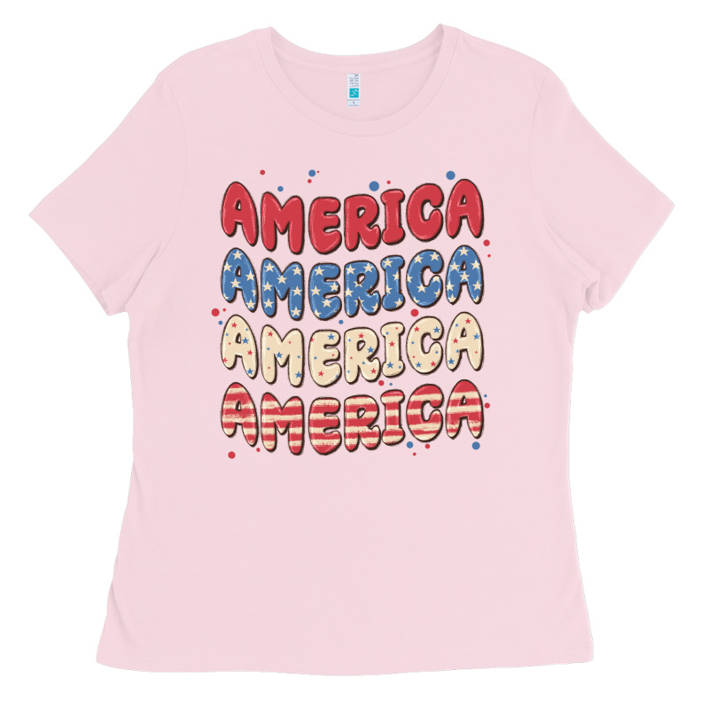 America Ladies Tee by MaliasSmallBusiness | Teevron
