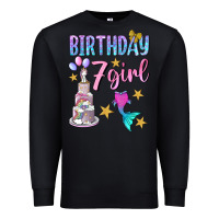 Black birthday girl 7 Premium Sweatshirt - BundleAndBundleShop