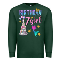 Sports Green birthday girl 7 Premium Sweatshirt - BundleAndBundleShop
