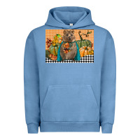 Pigment Pebble Blue Fall Quokka Urban Hoodie - LillyAllenDesigns