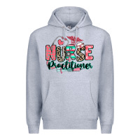 Heather Grey nurse practitioner Premium Hoodie - RanaPortraitStore