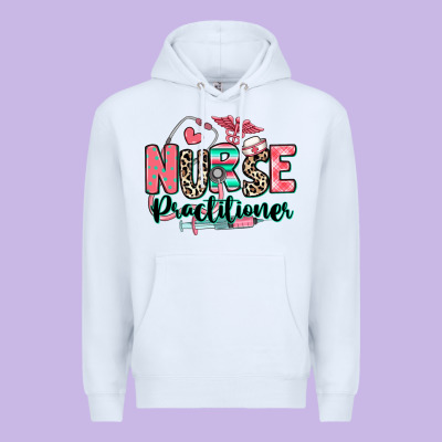 Nurse Practitioner Premium Hoodie Designed By Ranaportraitstore