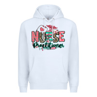 White nurse practitioner Premium Hoodie - RanaPortraitStore
