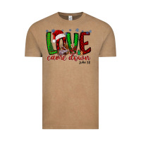 Vintage Coffee love came dow christmas Vintage Tee - RacoonDesign