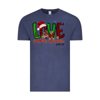 Vintage Denim love came dow christmas Vintage Tee - RacoonDesign