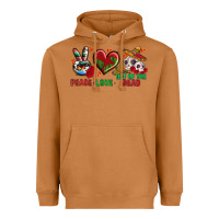 Meerkat Peace Love Day Of The Dead Heavyweight Hoodie - BundleAndBundleShop
