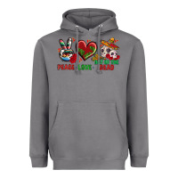 Storm Peace Love Day Of The Dead Heavyweight Hoodie - BundleAndBundleShop