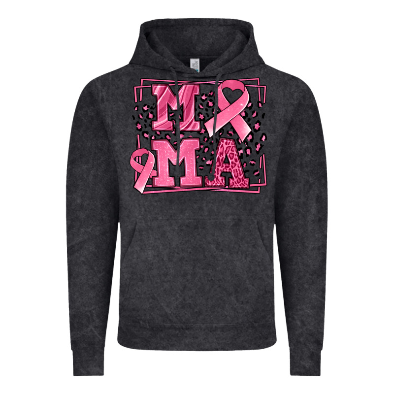 Breast Cancer Awareness Mama Ribbon Vintage Hoodie by LillyAllenDesigns | Teevron