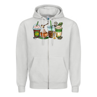 Dove Grey lawyer coffee cups Zipper Hoodie - OliviaCreatesArt