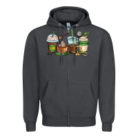 Smoke lawyer coffee cups Zipper Hoodie - OliviaCreatesArt