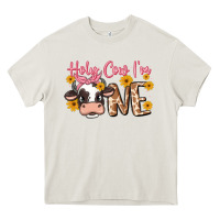 Cream holy cow i'm one Heavy Core Tee - MaliasSmallBusiness