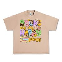 Books Are My Happy Place Urban Heavy Tee | Teevron