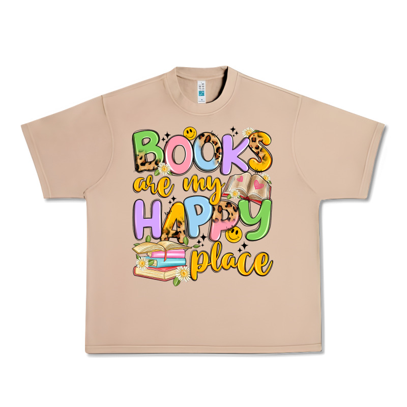 Books Are My Happy Place Urban Heavy Tee by Artiststas | Teevron