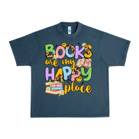 Midnight Navy books are my happy place Urban Heavy Tee - Artiststas