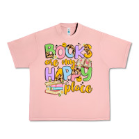 Salmon books are my happy place Urban Heavy Tee - Artiststas