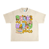 Sandshell books are my happy place Urban Heavy Tee - Artiststas