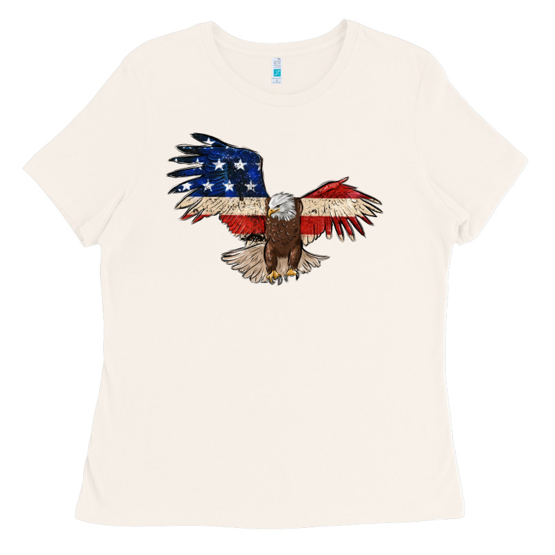 4th July Eagle Ladies Tee by MaliasSmallBusiness | Teevron