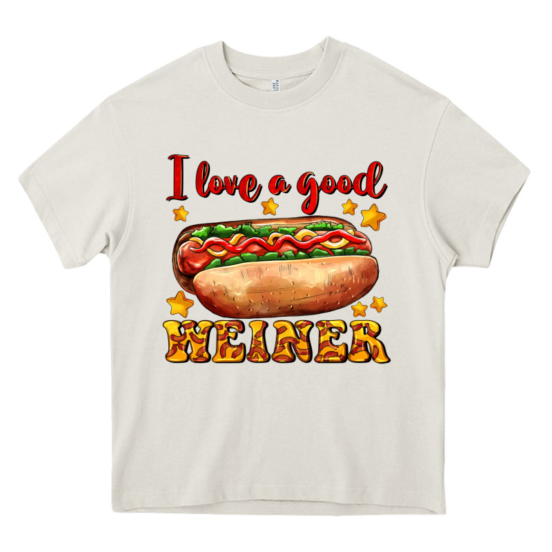 I Love A Good Weiner Heavy Core Tee by AdoDesignShop | Teevron