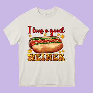 I Love A Good Weiner Heavy Core Tee Designed By Adodesignshop